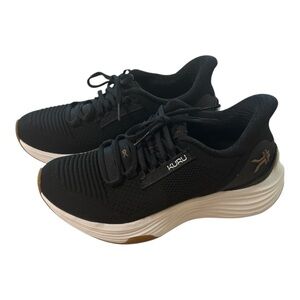 KURU Atom 2 Shoes Womens 6.5 Medium Black Mesh Athletic Walking Sneakers Comfort